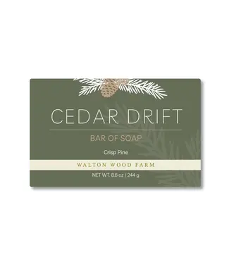 Walton Wood Farm Soap Bar - Cedar Drift Crisp Pine