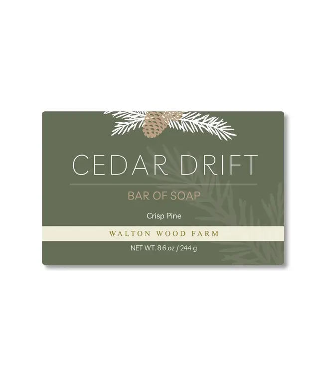 Walton Wood Farm Soap Bar - Cedar Drift Crisp Pine