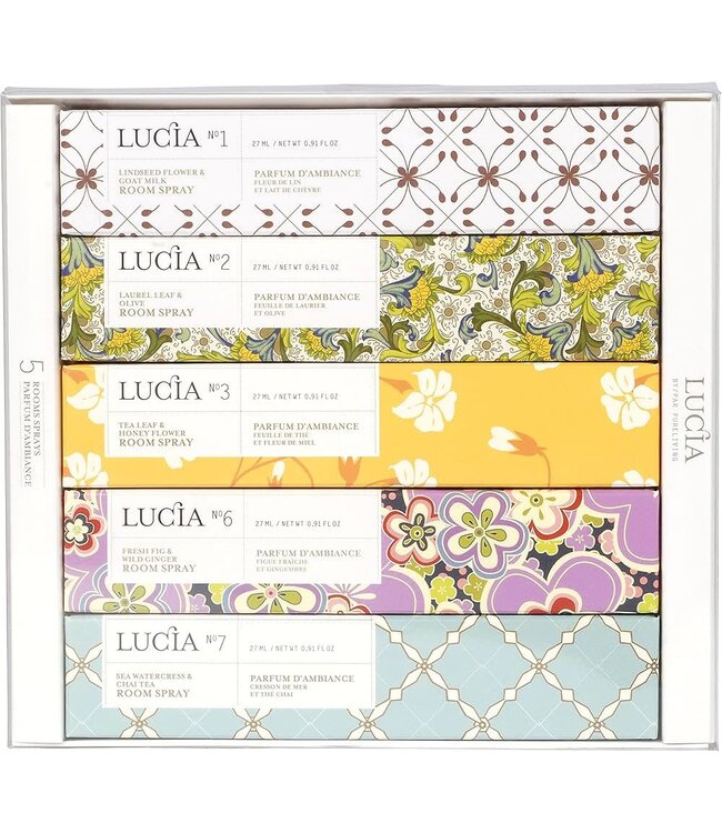 Lucia Gift Set - 5 Roomsprays