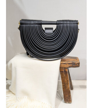Half Moon  Crossbody purse - Black