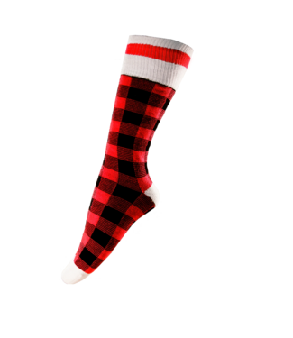Pook Pook Socks - Red Plaid