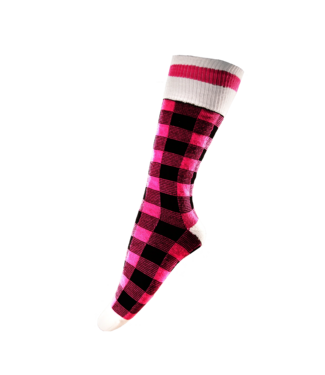 Pook Pook Socks - Pink Plaid