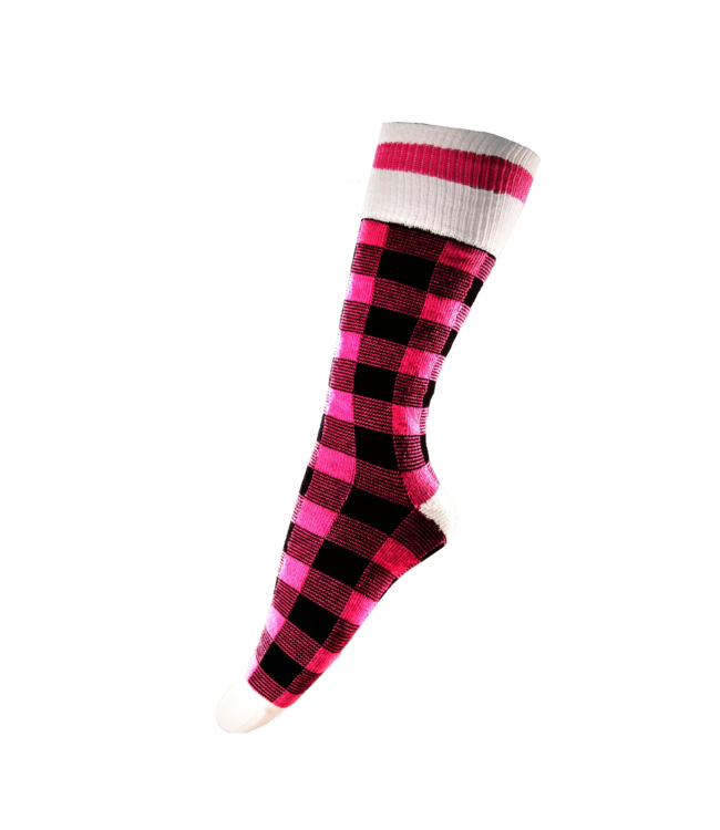 Pook Pook Socks - Pink Plaid