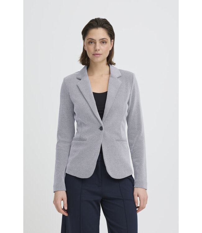 ICHI Kate Pique Blazer - Blueprint