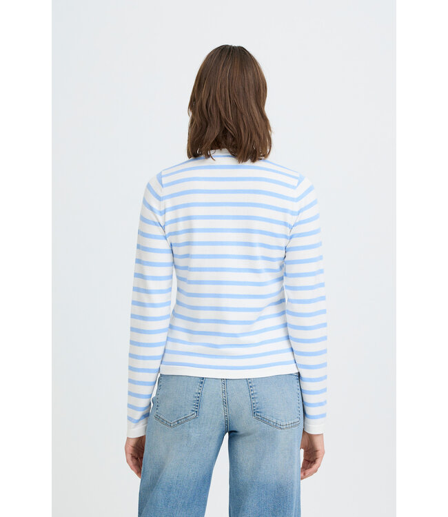 ICHI IhLuls Classic Cardigan - Small Stripes