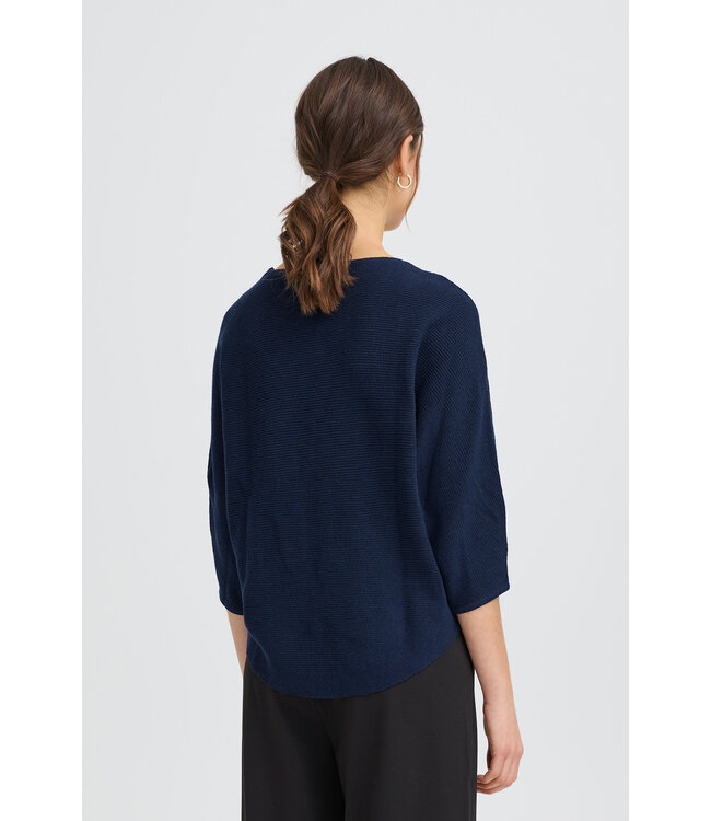 Fransa FrSinja Batwing Sleeve Sweater - Navy