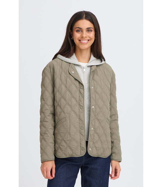 Fransa FrPaityn Quilted Jacket - Smokey Olive