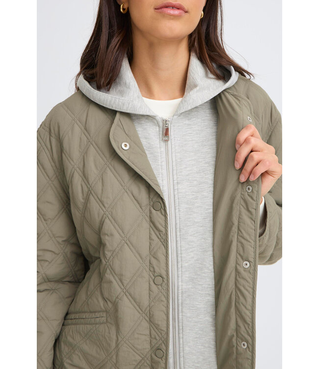 Fransa FrPaityn Quilted Jacket - Smokey Olive