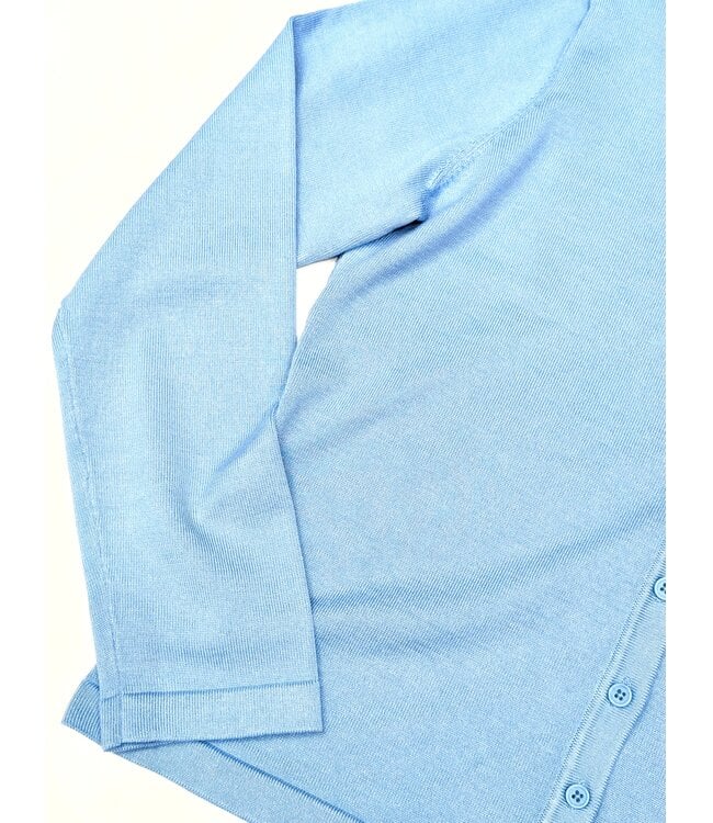 ICHI IhLuls Classic Cardigan - Bel Air Blue