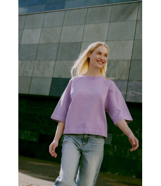 B. Young BYRasma Short Sweater - English Lavender