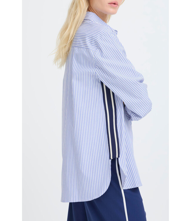 B. Young BYHanio Tape Shirt - Hanio Stripe Della Robbia