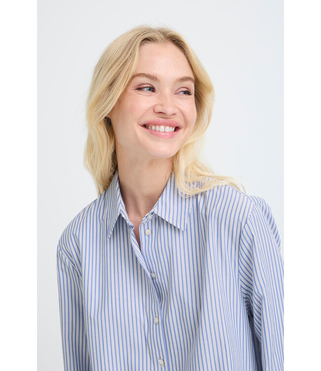 B. Young BYHanio Tape Shirt - Hanio Stripe Della Robbia