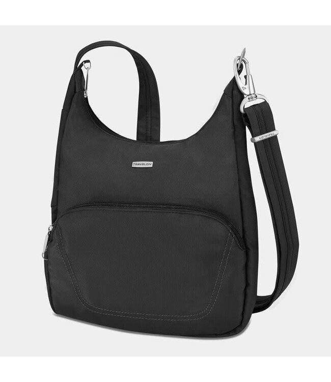 Travelon Anti-Theft Classic Essential Messenger Bag - Black