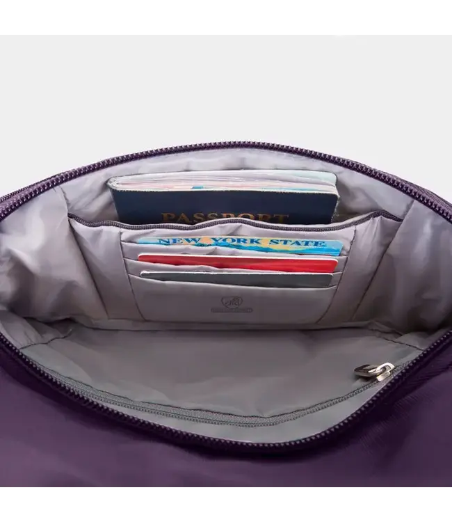 Travelon Anti-Theft Classic Essential Messenger Bag - Purple