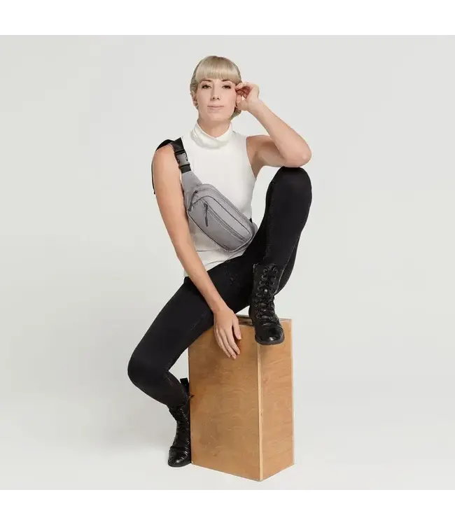 Travelon Convertible Sling/Waist Pack - Gray Heather