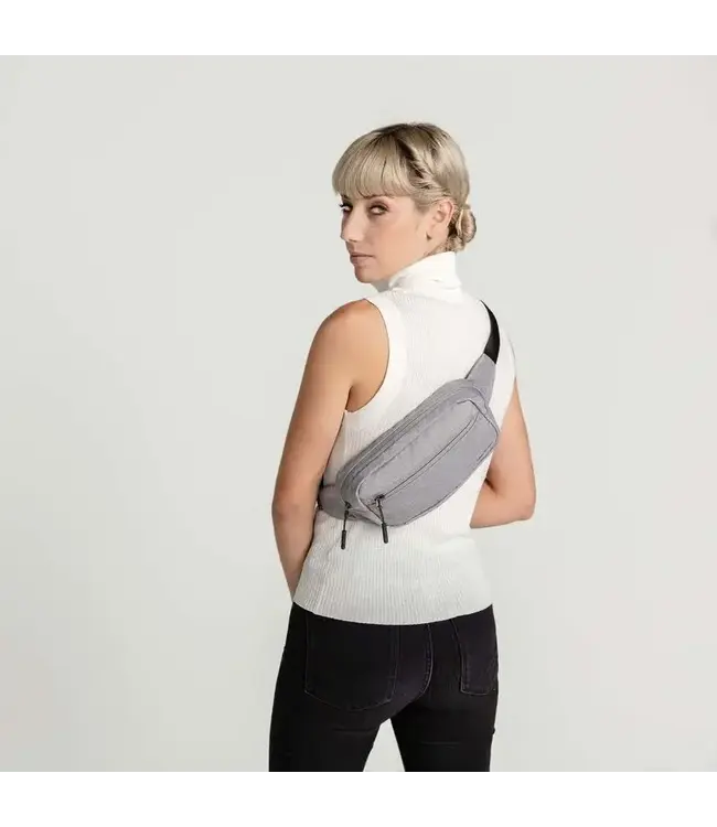 Travelon Convertible Sling/Waist Pack - Gray Heather