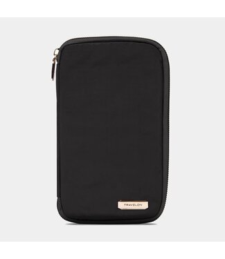Travelon RFID Blocking Family Passport Zip Wallet - Black