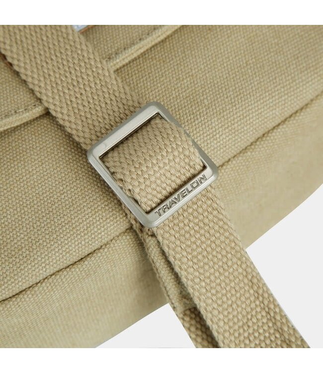 Travelon Anti-Theft Heritage Saddle Crossbody - Natural