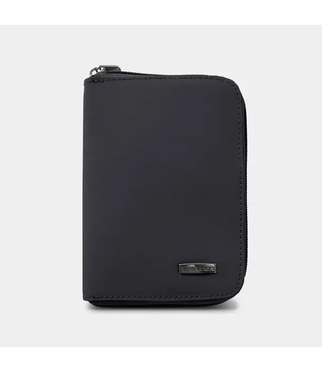 Travelon RFID Passport Zip Wallet - Smoke