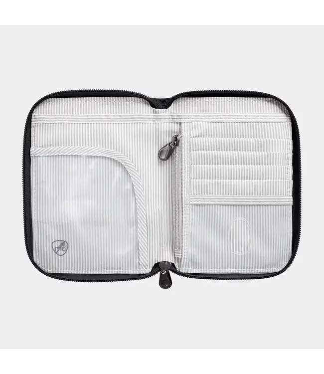 Travelon RFID Passport Zip Wallet - Smoke