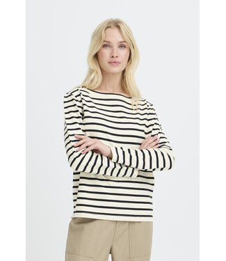 B. Young Cotton top - Birch Stripe