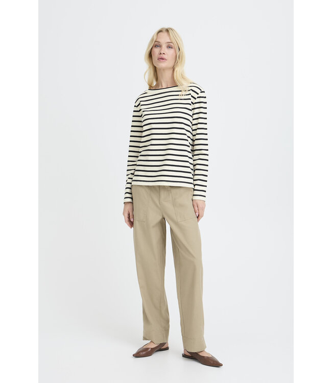 B. Young Cotton top - Birch Stripe
