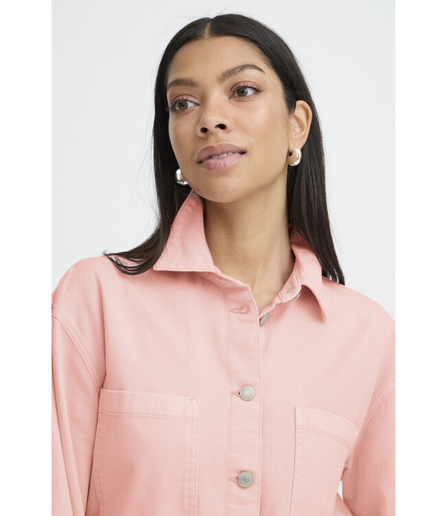 B. Young Denim Shirt - Parfait Pink