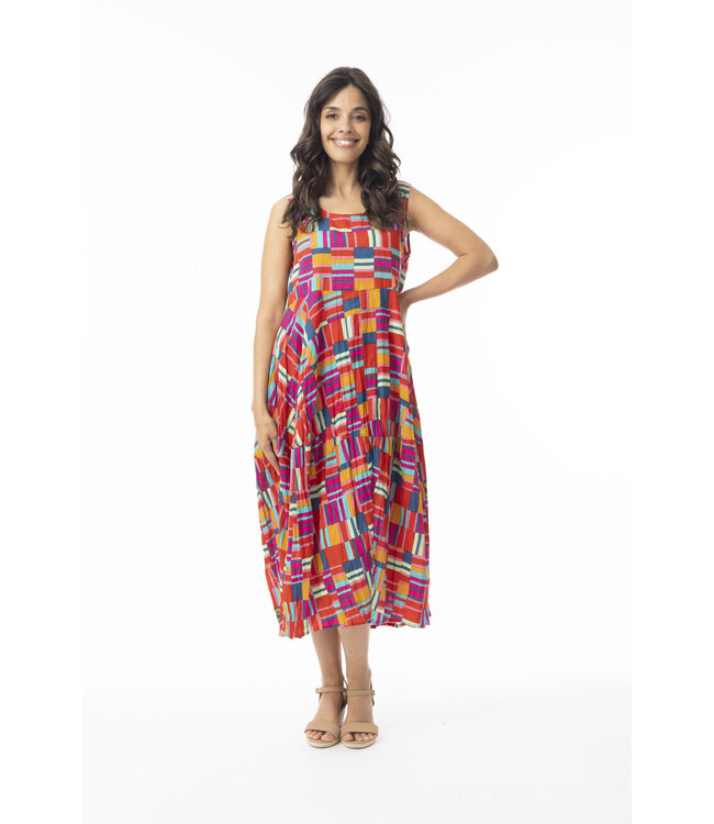 Orientique Organic Cotton Bubble Dress -  Peru