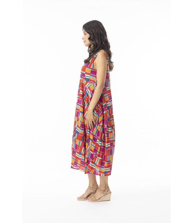 Orientique Organic Cotton Bubble Dress -  Peru
