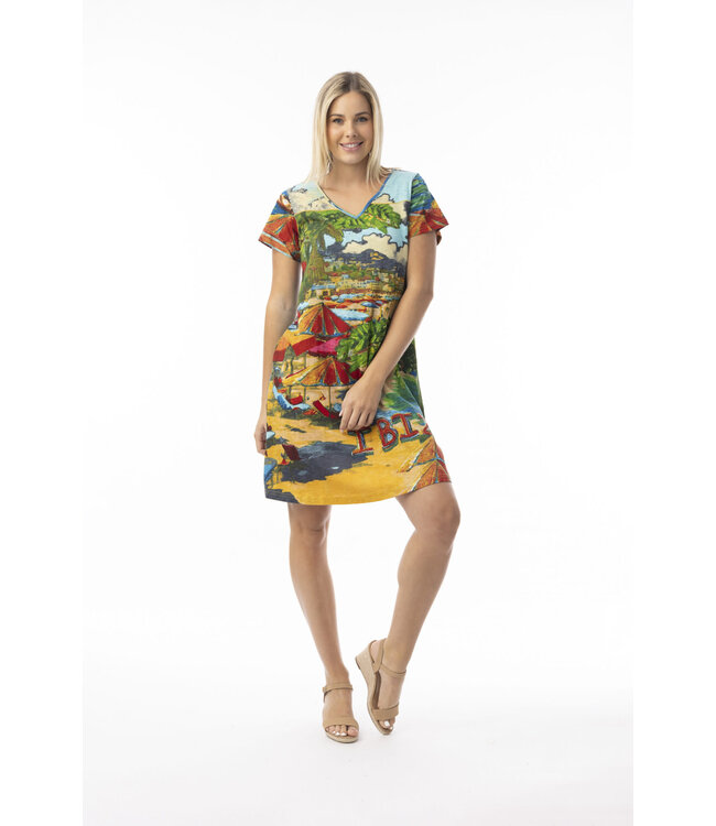 Orientique Organic Cotton Dress -  Abiza