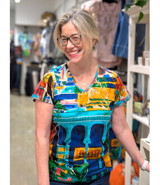 Orientique Organic Cotton Tee -  Oasis