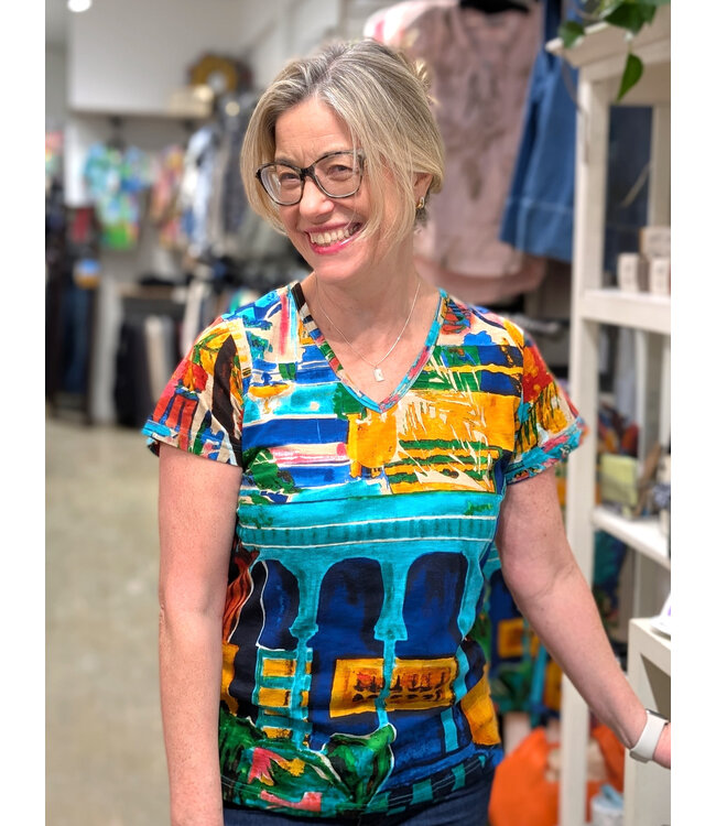 Orientique Organic Cotton Tee -  Oasis