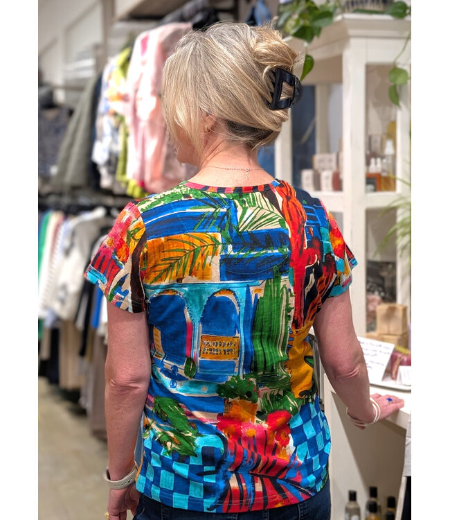 Orientique Organic Cotton Tee -  Oasis