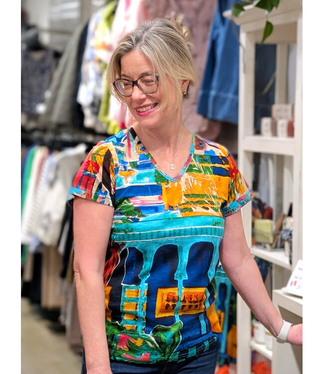 Orientique Organic Cotton Tee -  Oasis