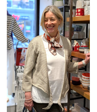 Orientique Organic Cotton Tie Shrug - Sand