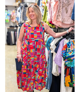 Orientique Organic Cotton Bubble Dress -  Peru