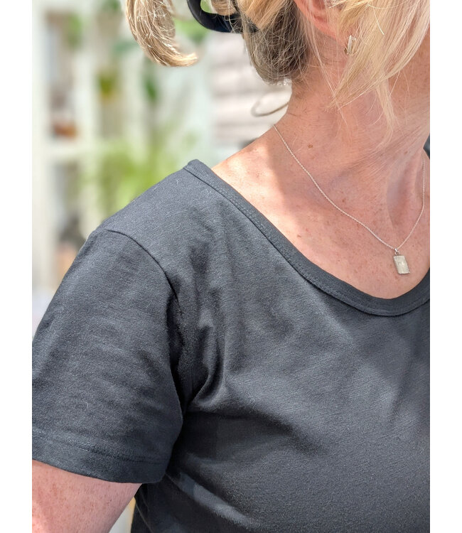 Orientique Organic Cotton Tee -  Black