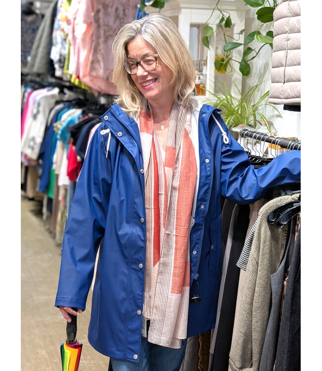 B. Young Rain Jacket - Medieval Blue