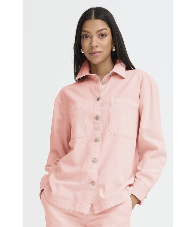 B. Young Denim Shirt - Parfait Pink