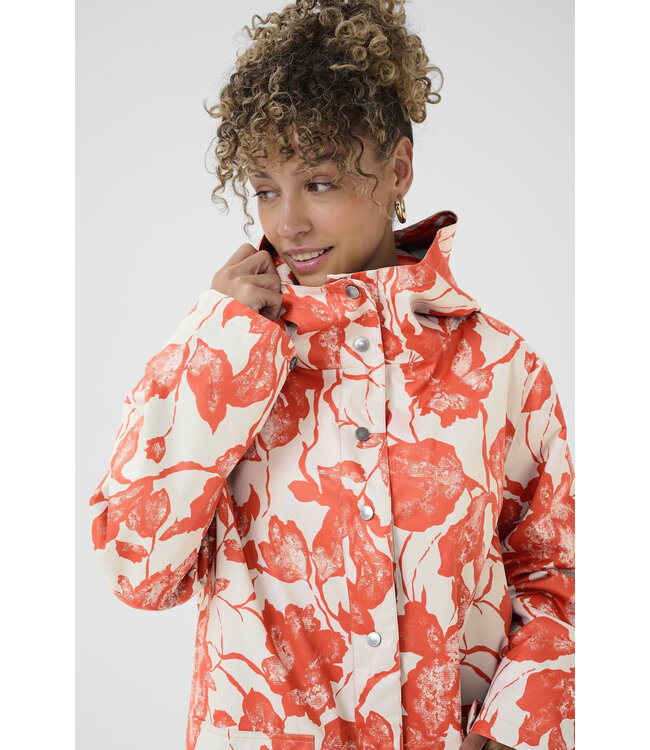 Cream CROlif Raincoat - Paprika Oatmeal