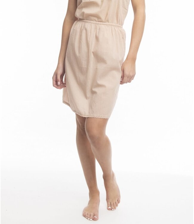 Orientique Cotton Slip Skirt - Skin
