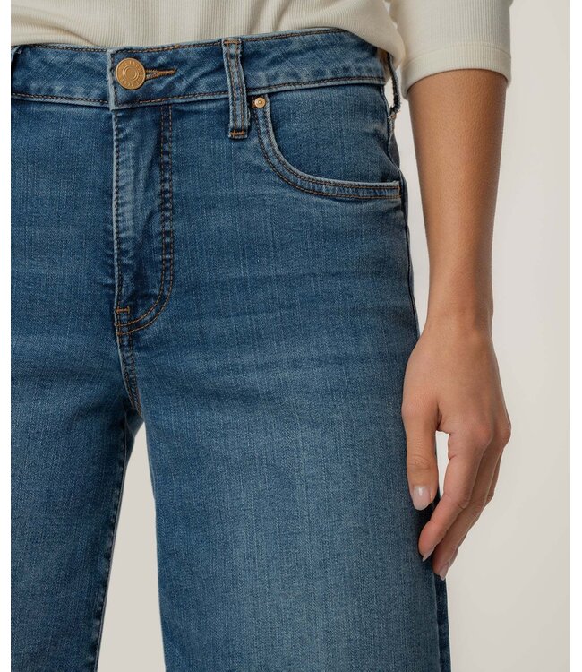 KUT Jeans Maya High Rise Wide Leg - Generous w/Dark Wash