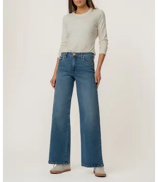 KUT Jeans Maya High Rise Wide Leg - Generous w/Dark Wash