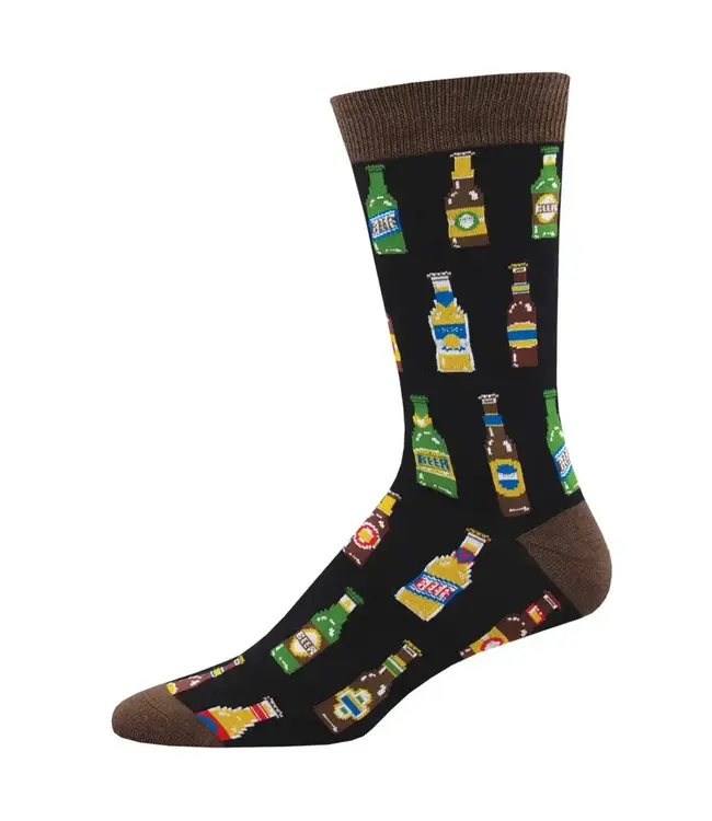 Socksmith Bamboo Graphic Crew Socks - 99 Bottles