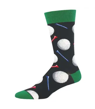 Socksmith Graphic Crew Socks - Tee It Up