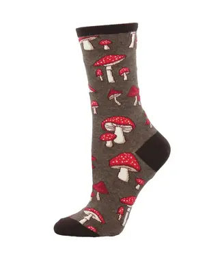 Socksmith Graphic Crew Socks - Pretty Fly For A Fungi