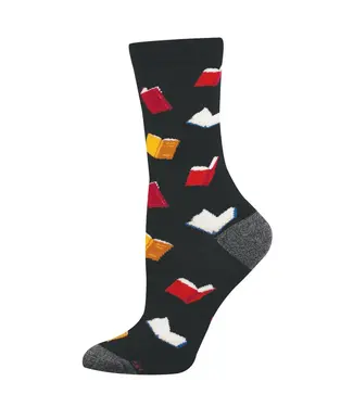 Socksmith Bamboo Graphic Crew Socks - No Shelf Control