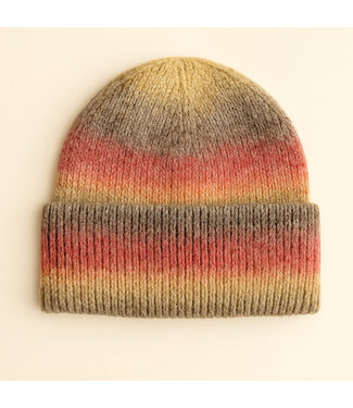 Pika & Bear "Nelson" Wool Blend Striped Toque - Catskills