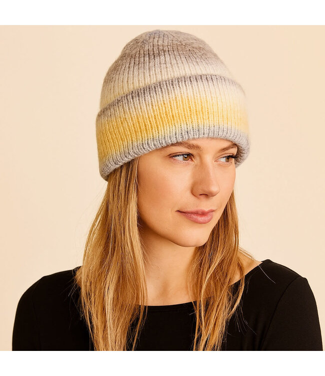 Pika & Bear "Nelson" Wool Blend Striped Toque - Juneau