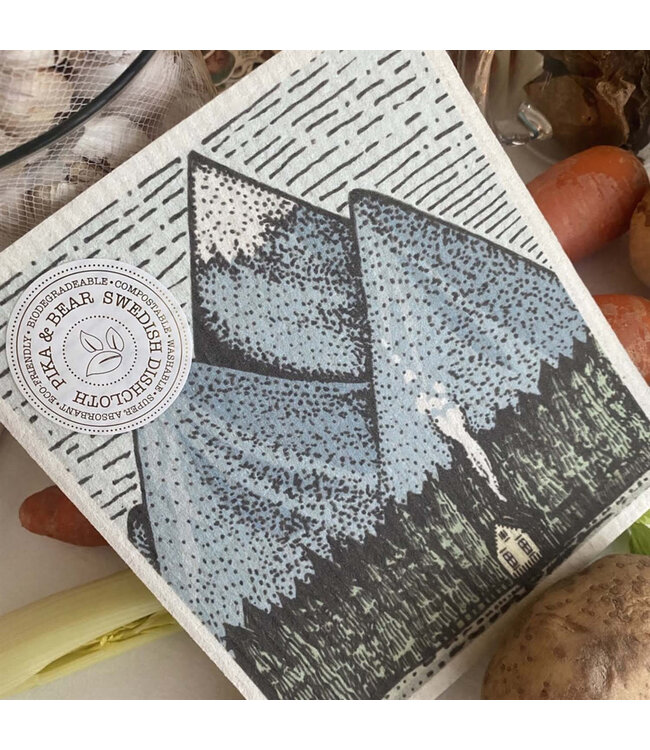 Pika & Bear Swedish Dishcloth Single - "Bankhead" Mountain